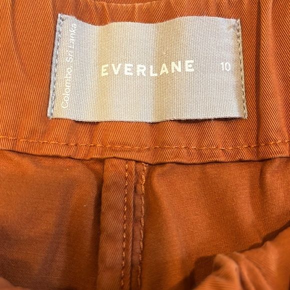 Everlane Wide Leg Pull On Burnt Orange Pants Size 10 l - Picture 5 of 6